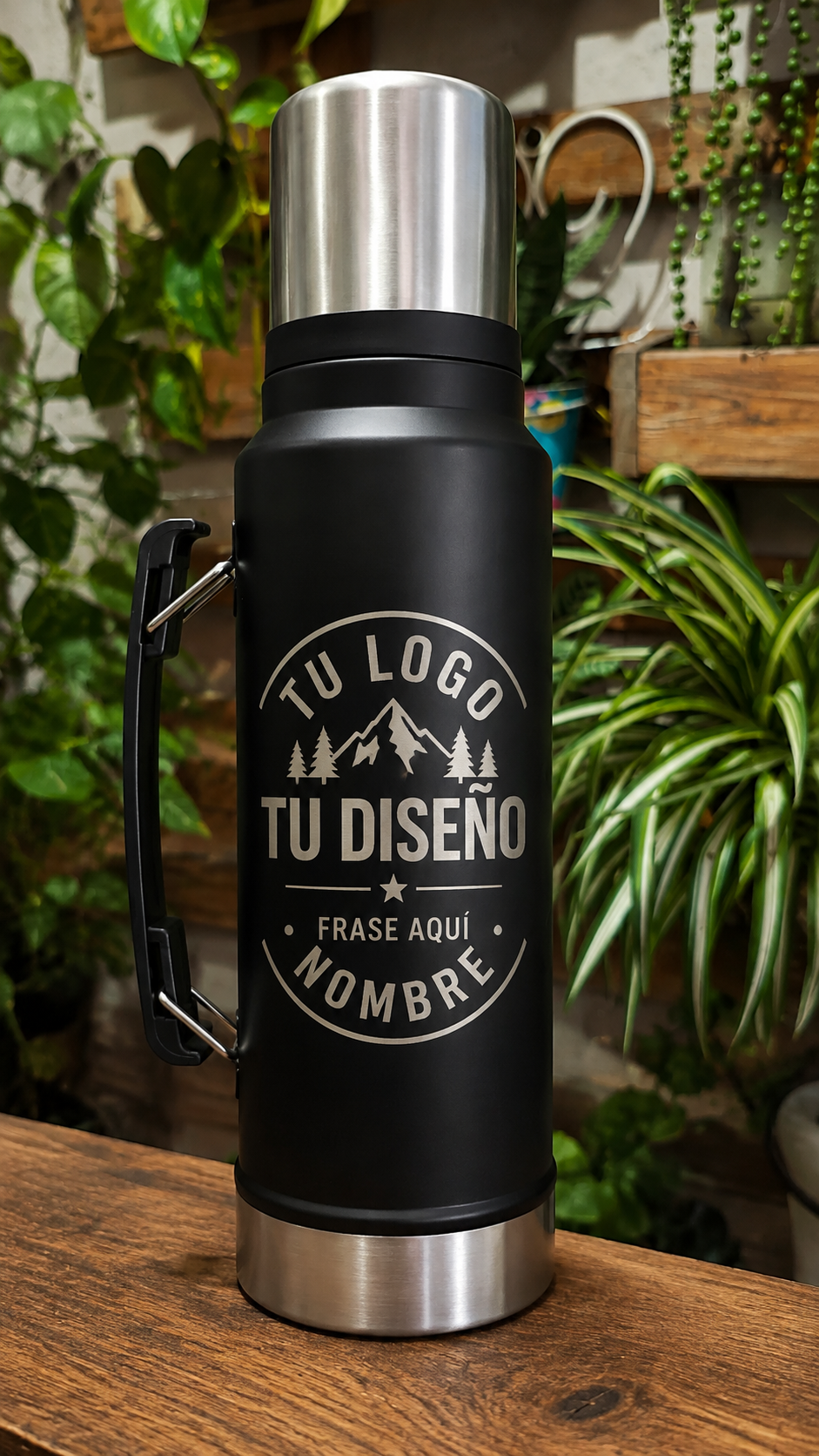 🔥 Termo 1,2 Litros con Manija – Full Grabado