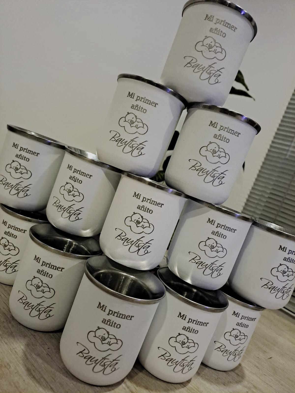 Souvenir para Primer Añito - Mate vasito personalizado