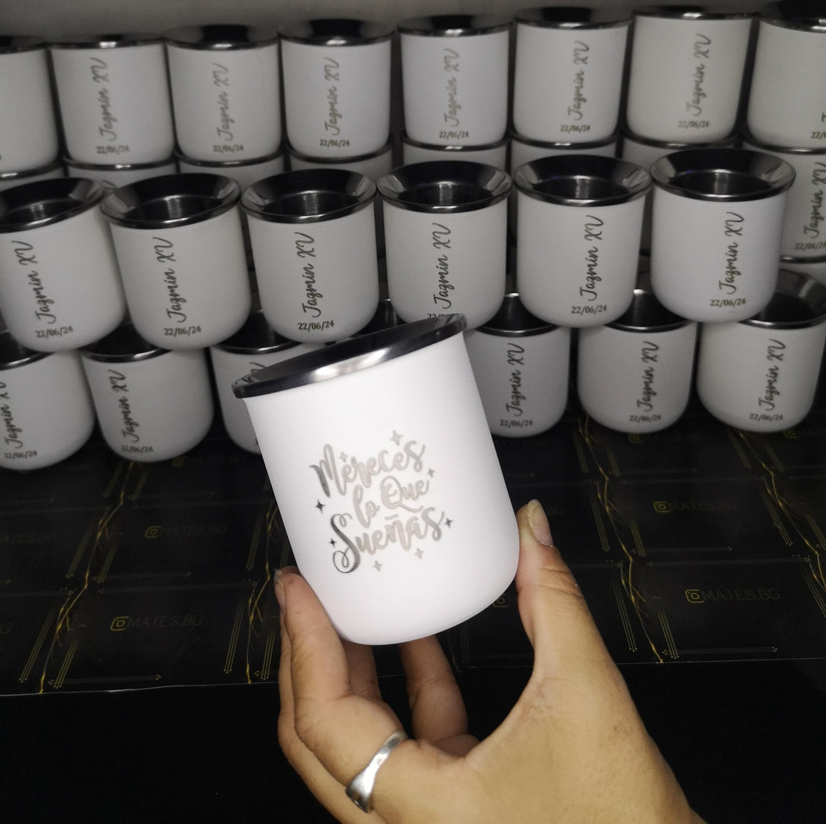 Souvenir para 15 años - Mate vasito personalizado