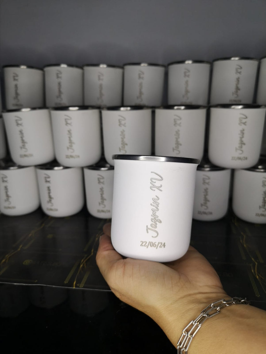 Souvenir para 15 años - Mate vasito personalizado