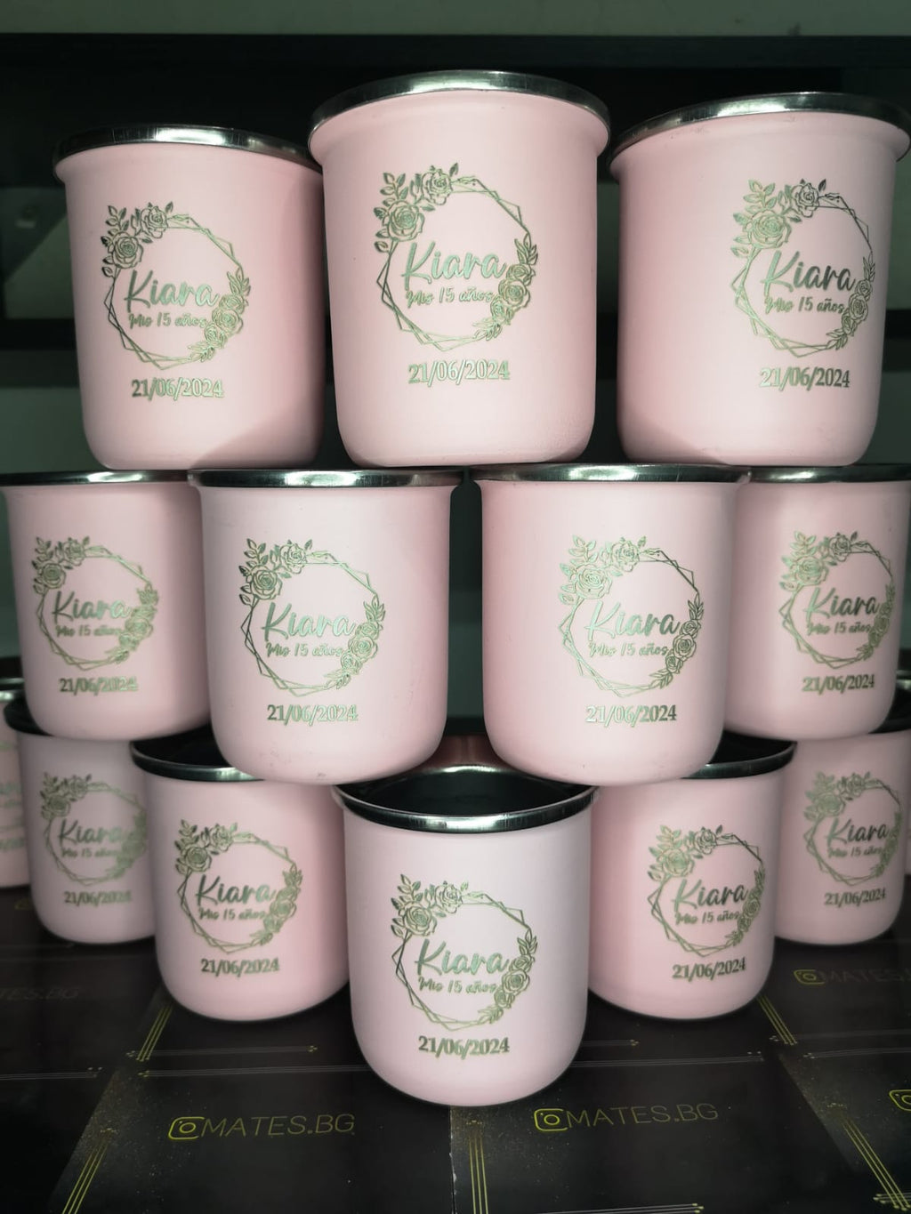 Souvenir para 15 años - Mate vasito personalizado