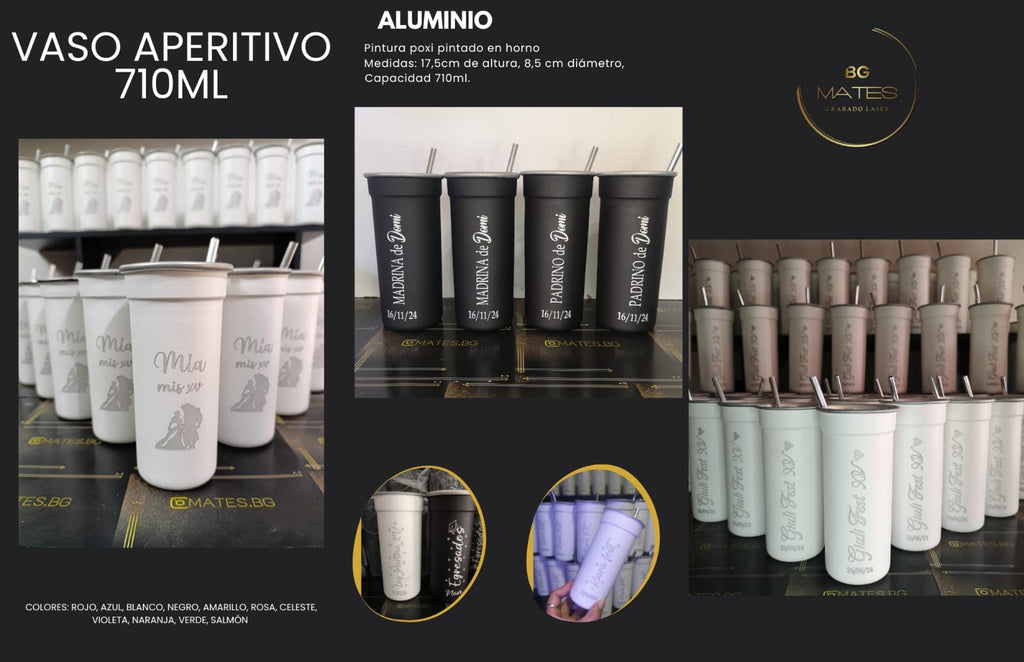 🥤 Vaso Aperitivo 610 ml Personalizado
