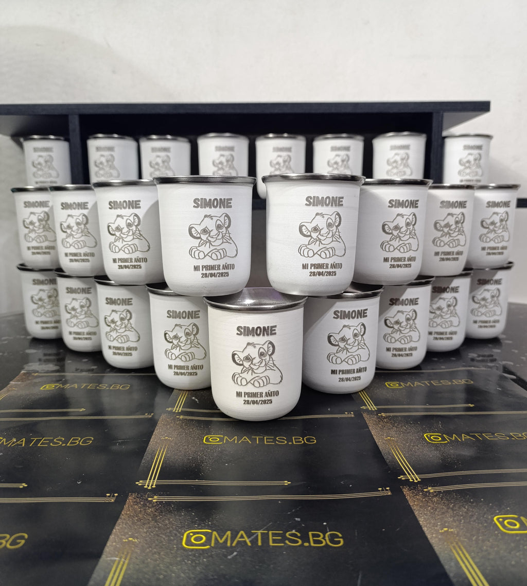 Souvenir para Primer Añito - Mate vasito personalizado