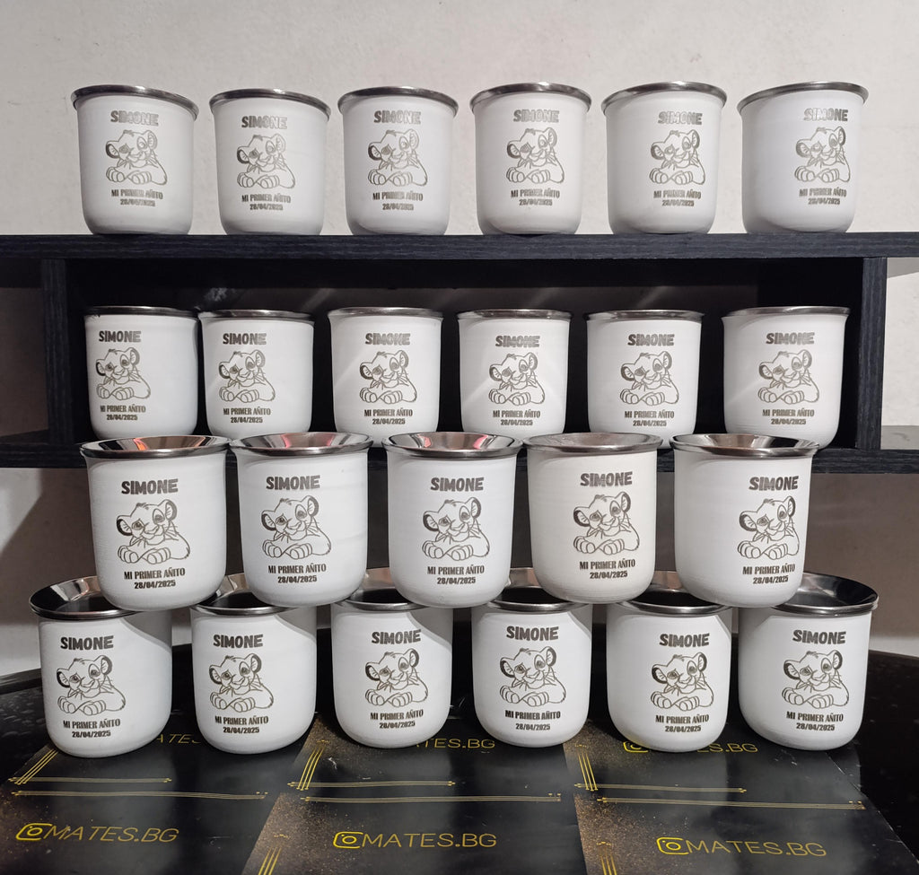 Souvenir para Primer Añito - Mate vasito personalizado