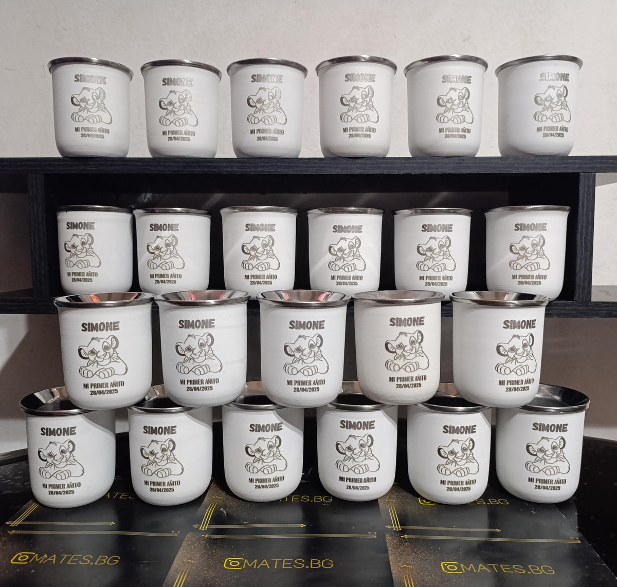 Souvenir para Primer Añito - Mate vasito personalizado