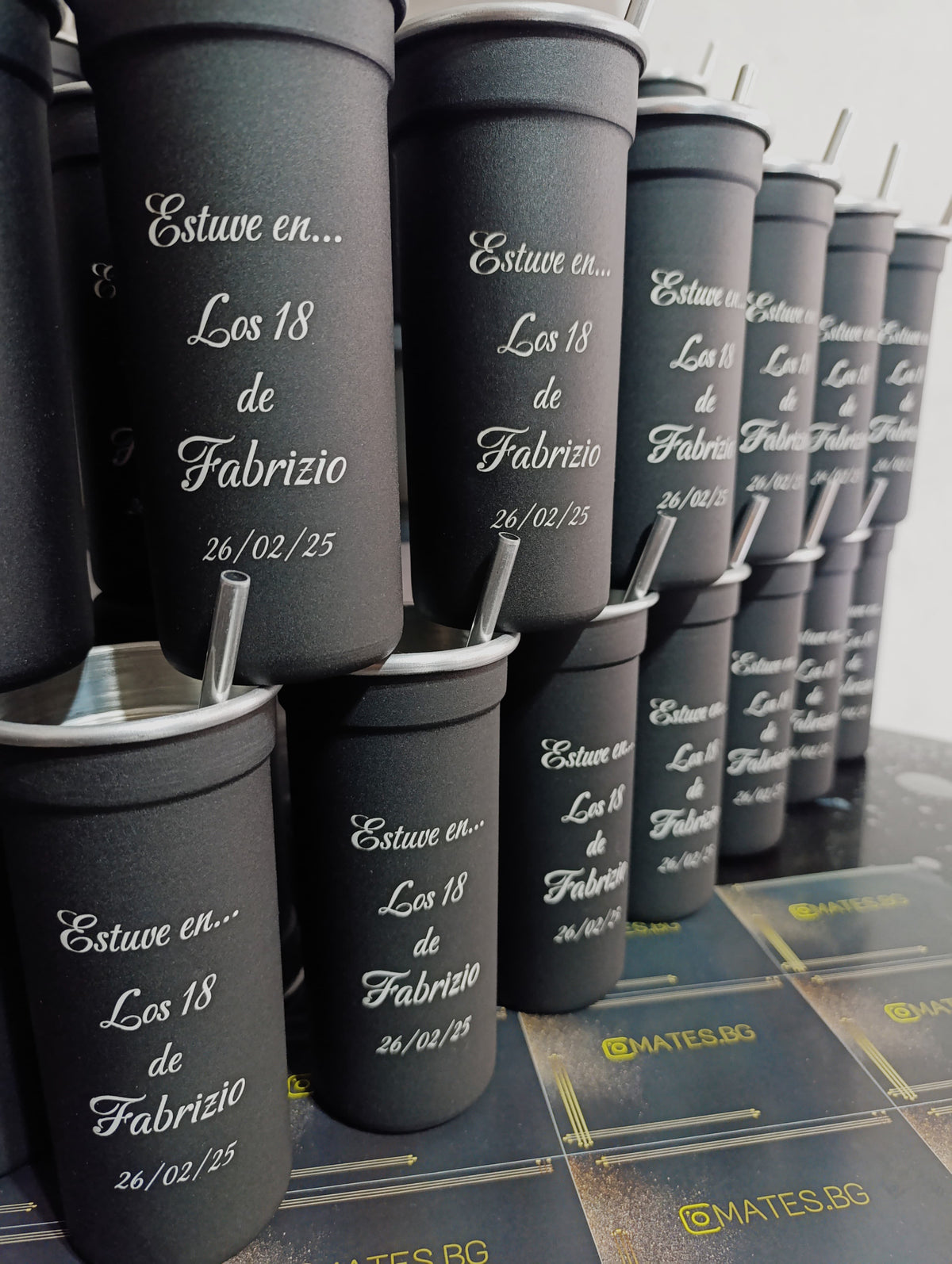 Souvenir para 18 años - Vaso Aperitivo de 600ml con sorbete