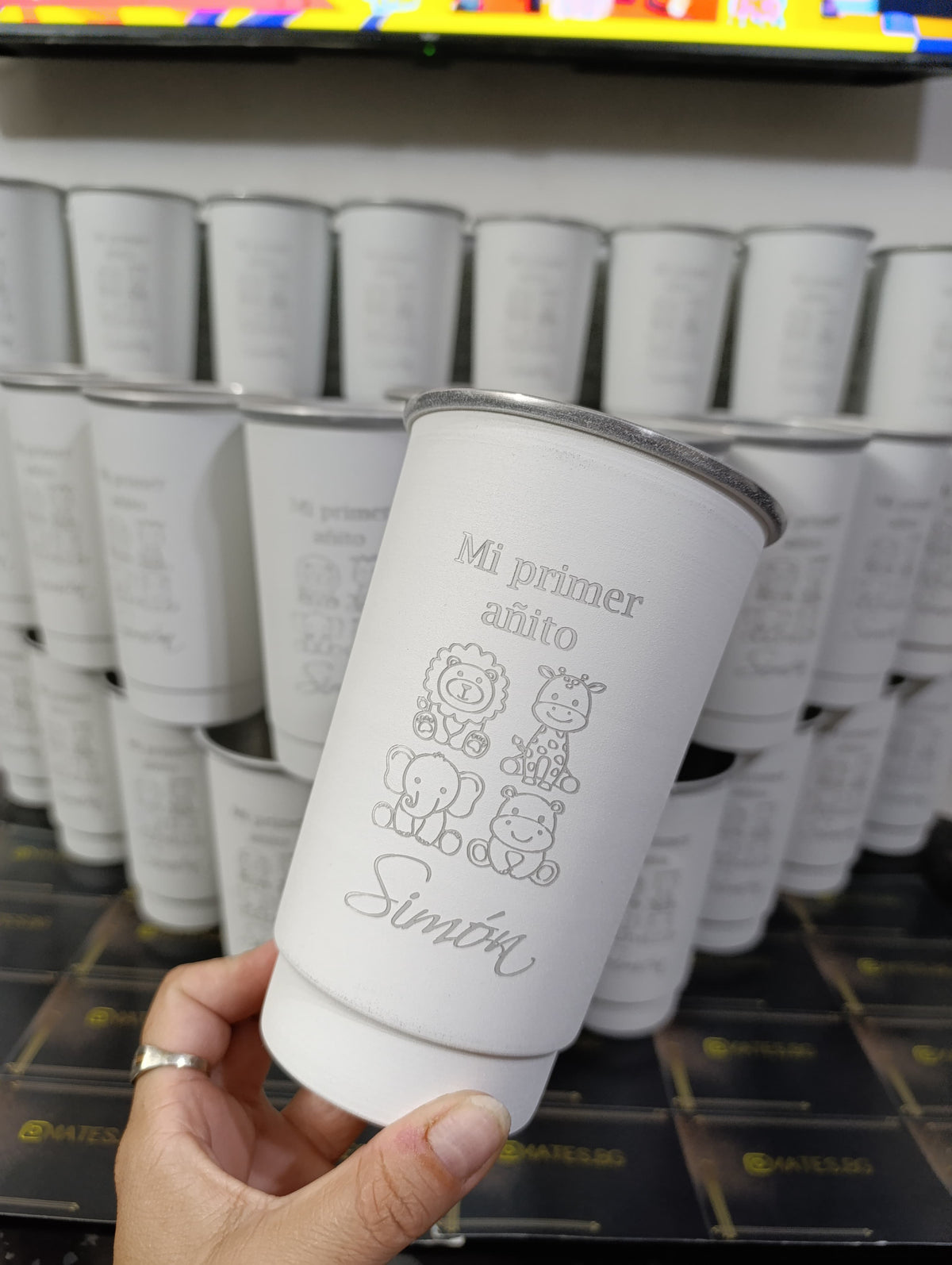 Souvenir para Primer Añito - Vaso 1 litro  personalizado