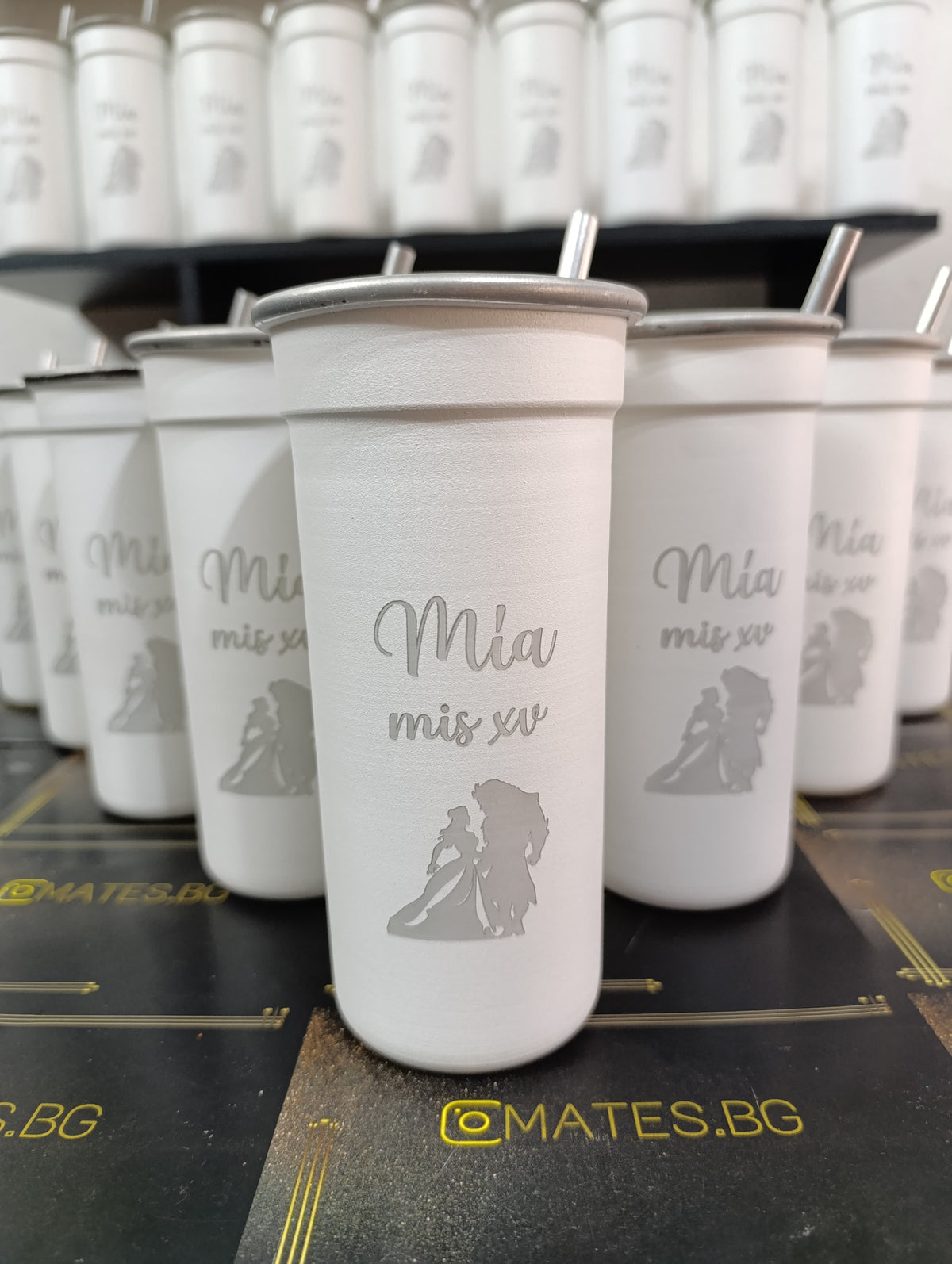 Souvenir para 15 años - Vaso Aperitivo de 600ml con sorbete