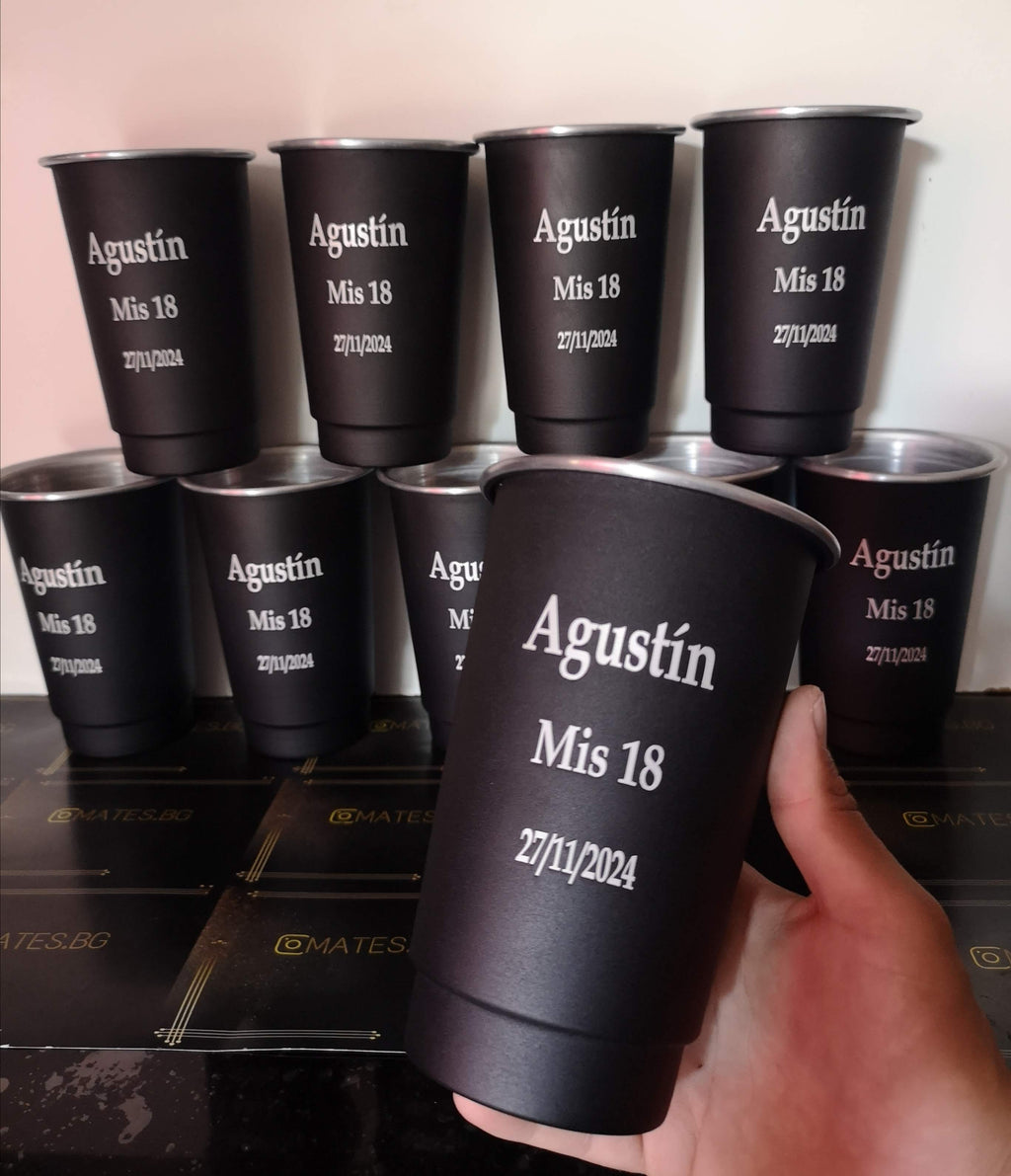 🥤 Vaso de Aluminio 1 Litro Personalizado