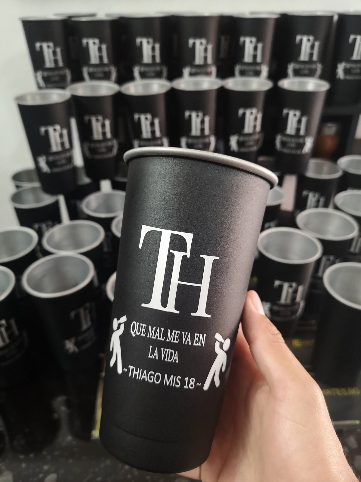 🥤 Vaso de Aluminio 1 Litro Personalizado