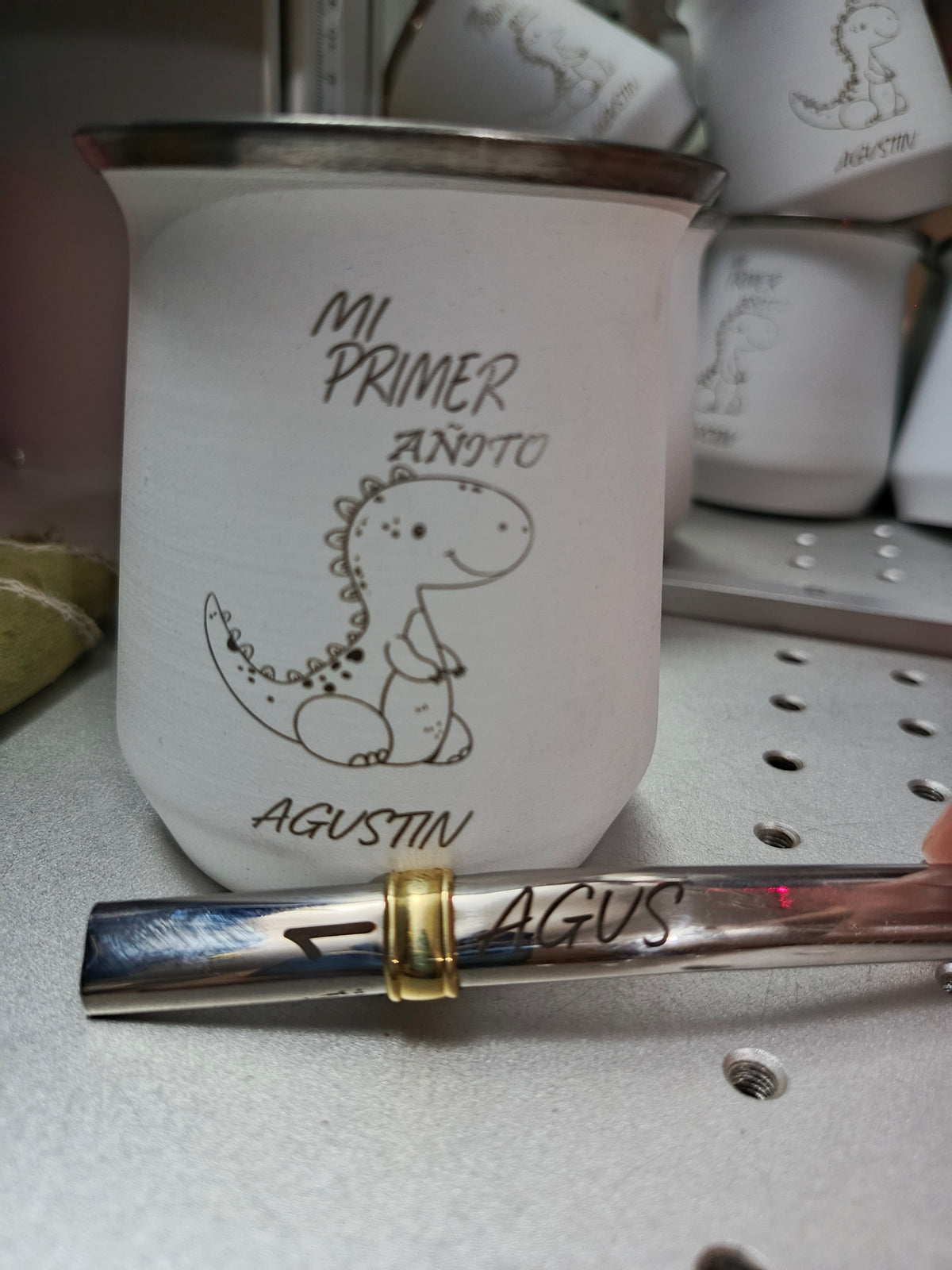 Souvenir para Primer Añito - Mate vasito personalizado
