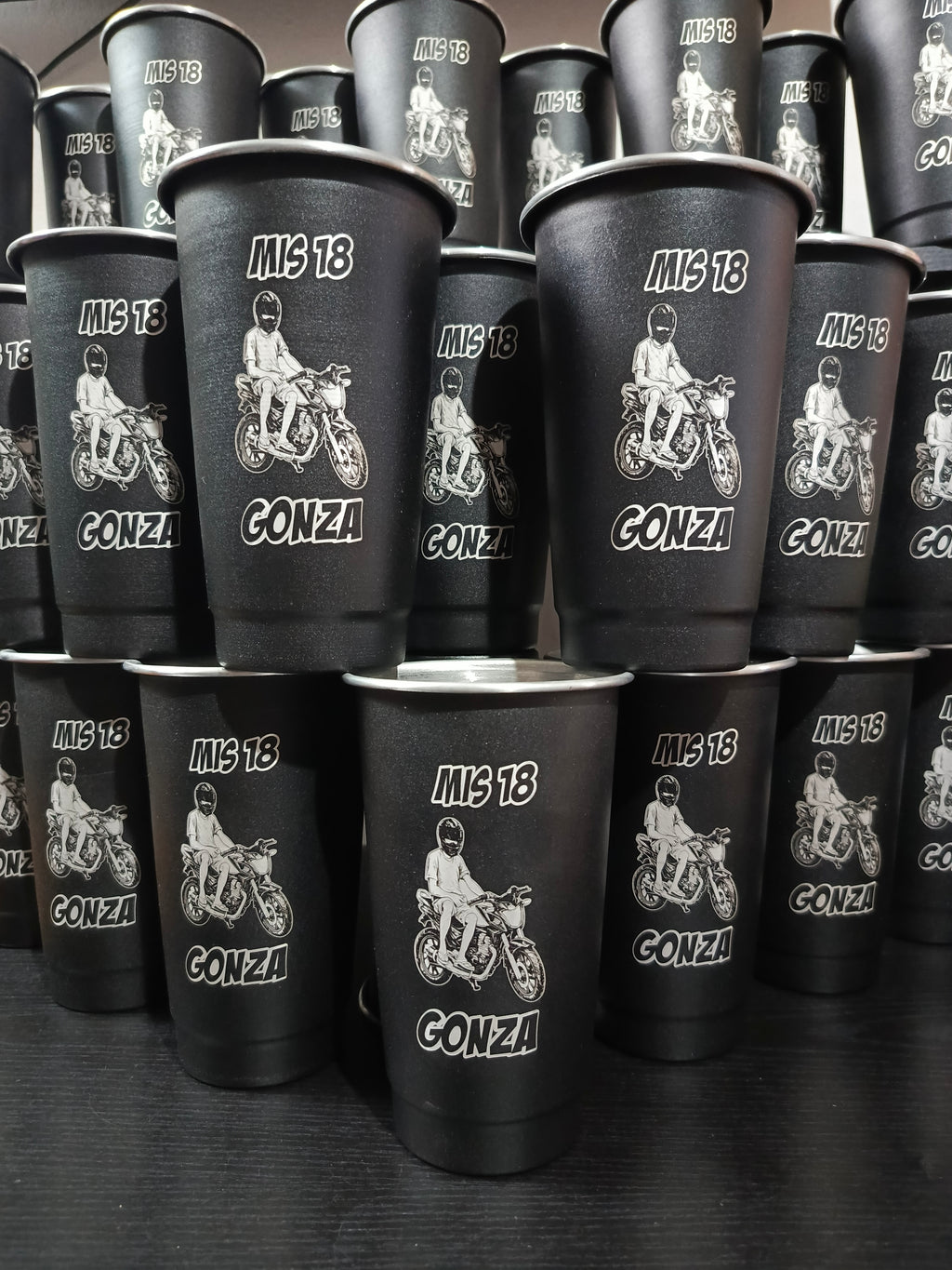 Souvenir para 18 años - Vaso de 1 litro personalizado