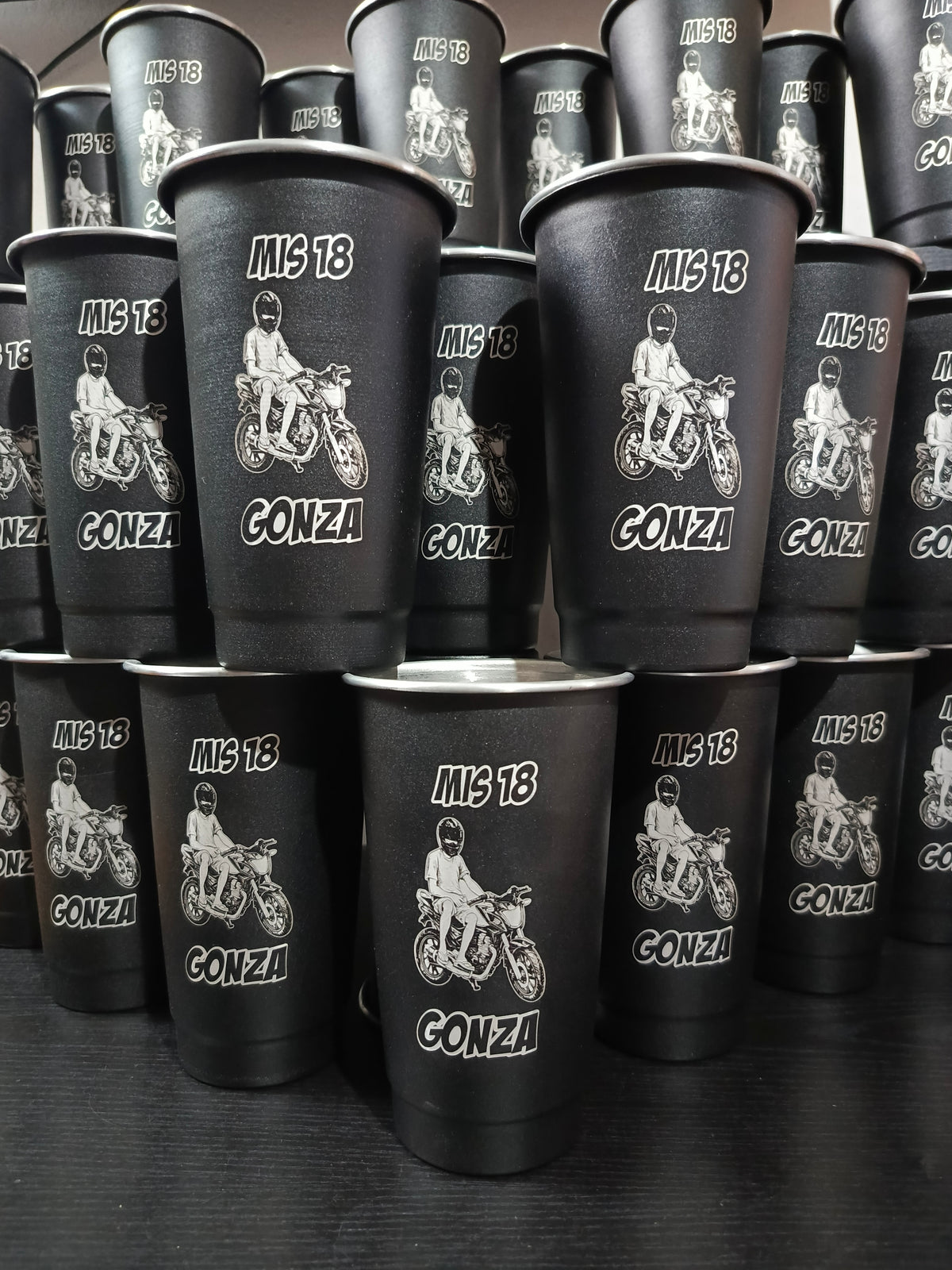 Souvenir para 18 años - Vaso de 1 litro personalizado