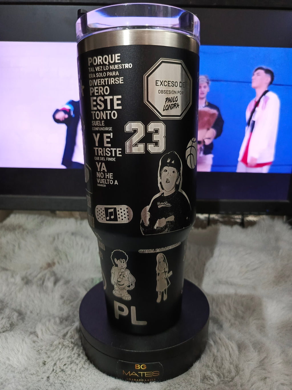 Vaso Quencher de 1,2 litros personalizado con Full Grabado.