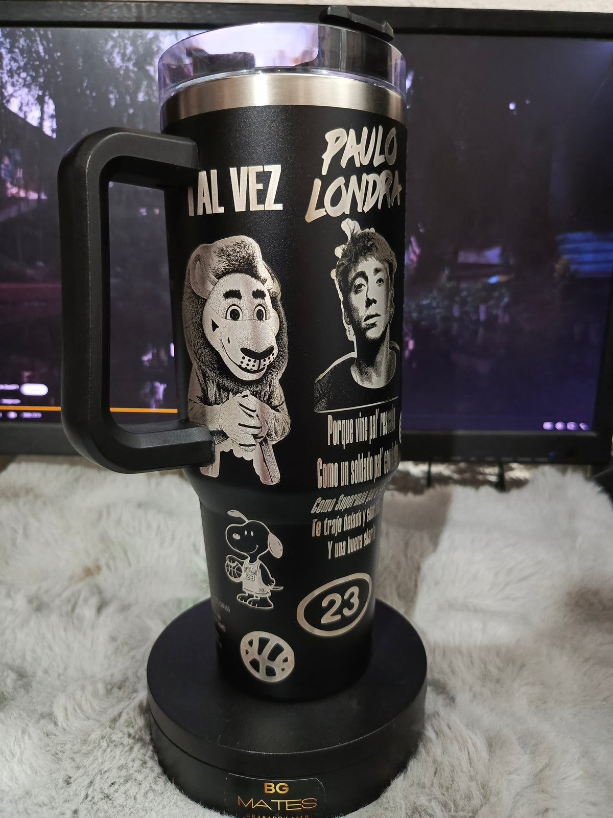 Vaso Quencher de 1,2 litros personalizado con Full Grabado.