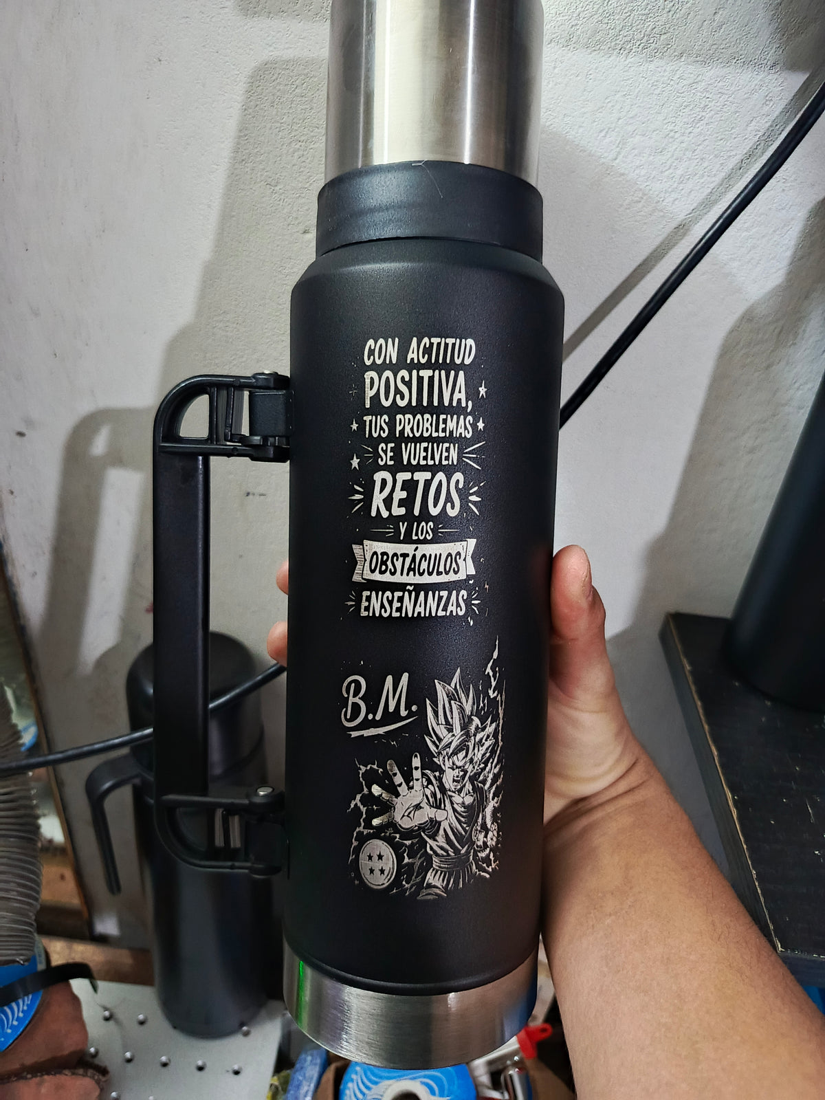 🔥 Termo 1,2 Litros con Manija – Full Grabado